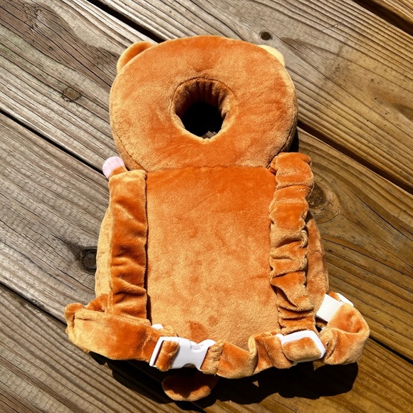 Infant Baby Toddler head protective pillow Plush Tiger with straps - Picture 4 of 8